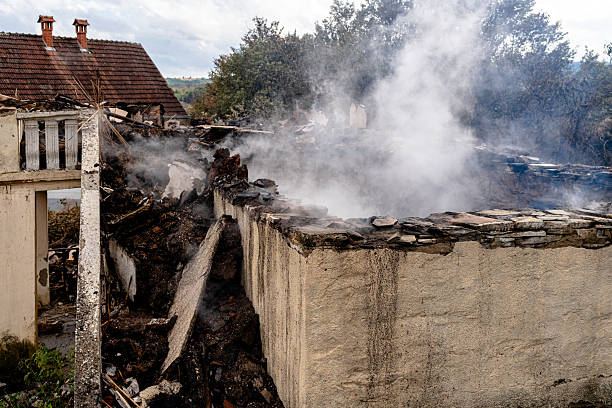 Professional Fire Damage Removal technician working in Silver Spring, MD